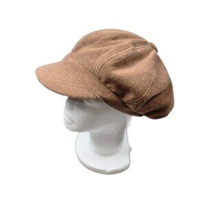 Papillon Hat Adult One Size Beige Wool Blend 00s Streetwear Newsboy Cap Nichole